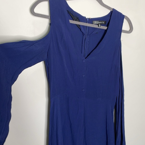 Dynamite Cold Shoulder Long Sleeve Dress - Picture 2 of 8